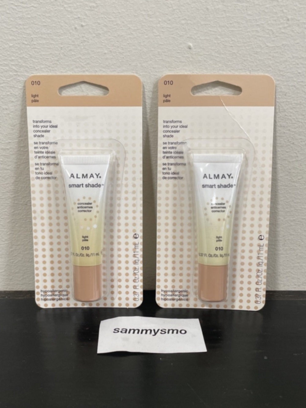 ALMAY Smart Shade CONCEALER LIGHT / PALE #010 Discontinued x2